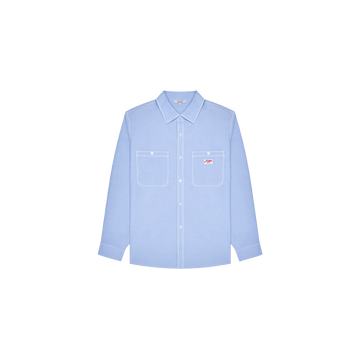 Malbon Bench Mark Shirt - Blue Chambray