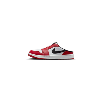 Nike Air Jordan Mule Golf "Chicago" White/ Varsity Red/ Black
