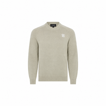 Manors Golf Merino Tech Crewneck - Dune
