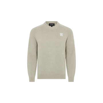 Manors Golf Merino Tech Crewneck - Dune