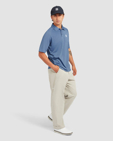 Manors Buttersoft Polo - Vintage Indigo