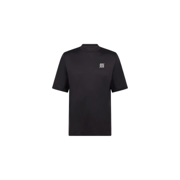 Manors Mockneck Course Polo - Black
