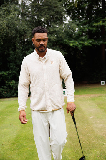 Manors Golf Hertiage Primaloft Cardigan - Ivory