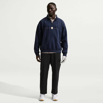 Nike Fairway Fresh Men's Therma-FIT Oversized 1/2-Zip Golf Top - College Navy/Limestone