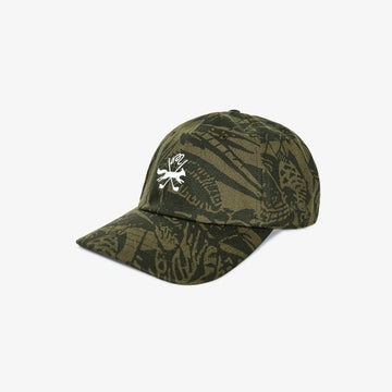 Malbon Scouting Dad Hat - Wildlife Print Olive, vierkante foto 2
