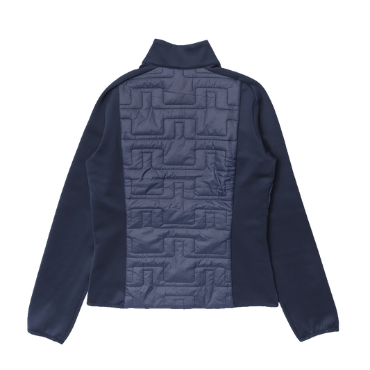 J.Lindeberg Womens Quilt Hybrid Jacket Navy