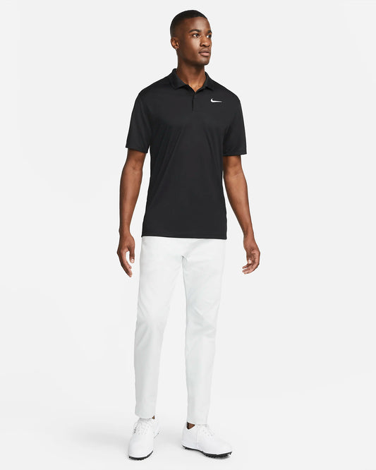 Nike Dri-FIT Victory Polo with Bisque Logo - Black