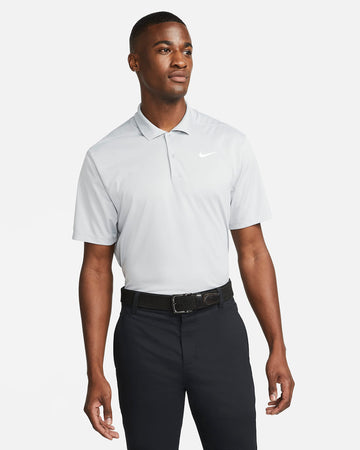 Nike Dri-FIT Victory Polo with Bisque Logo - Grey