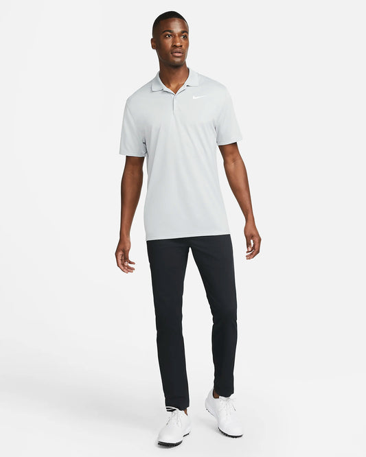 Nike Dri-FIT Victory Polo with Bisque Logo - Grey