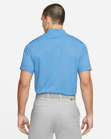 Nike Dri-FIT Victory Polo with Bisque Logo - University Blue