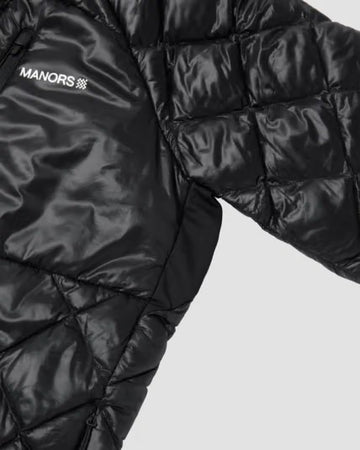 Manors Golf Argyle Pertex Jacket - Black