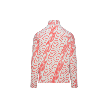 Eastside Golf Signature 1/4 Zip - Wave Stripe Pumice/Lava - achterkant