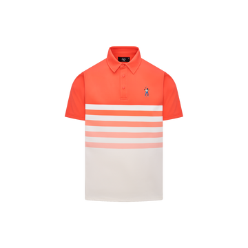 eastsidegolf-snapplacketpolo-ombrestripe-lavajetstream - voorkant (vrijstaand canvas)