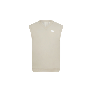 Manors Reversible V-Neck Vest - Dune