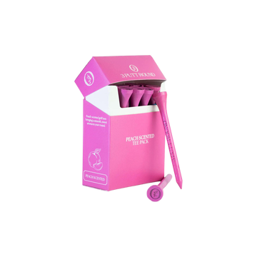 3 Putt Round Scented Tee Pack - Peach