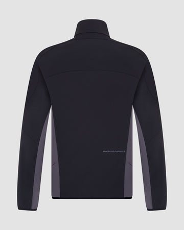 Manors Quarter Zip Tech Black