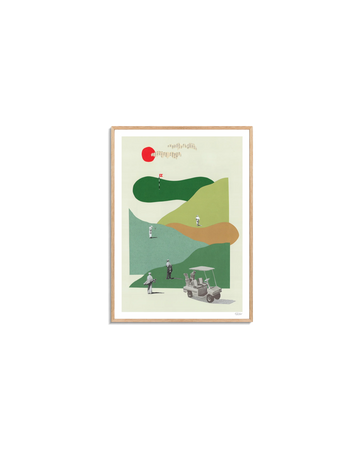 Ciel Glue Print - Fairway 30 x 40 cm