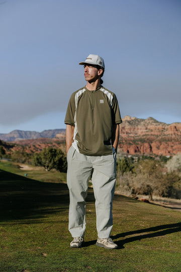 Manors Tour Polo - Dark Olive