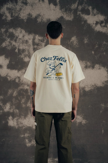 Fella Golf Butter Bistro Graphic T-Shirt - Yellow