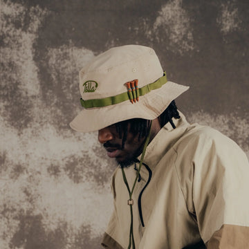 Fella Golf Cha Cheng Tee Fabric Bucket Hat - Beige
