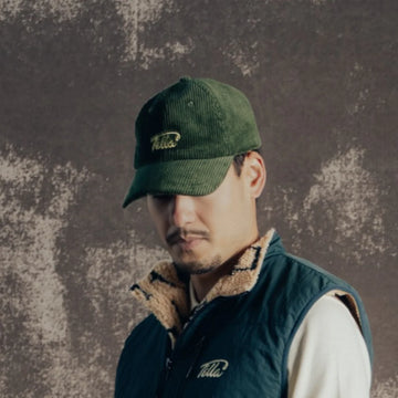Fella Golf Cozy Corduroy Cap - Pine Green