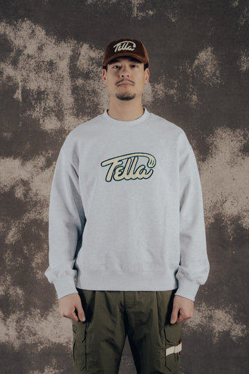 Fella Golf Gavan Oversized Sweater - Heather Grey