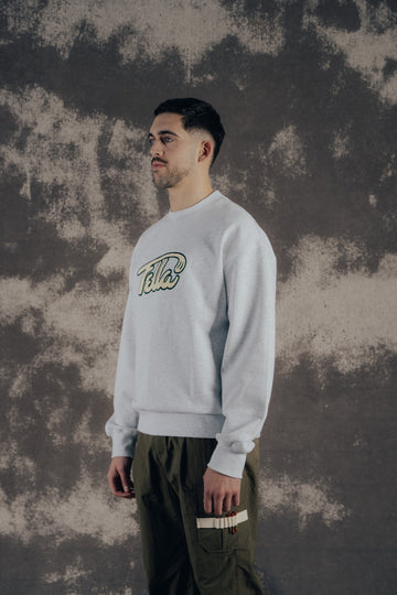 Fella Golf Gavan Oversized Sweater - Heather Grey