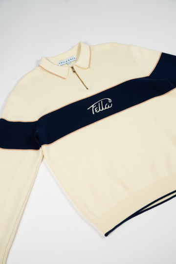 Fella Golf Boris Quarter-Zip - Navy