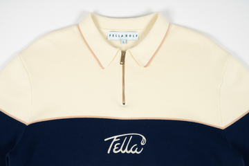 Fella Golf Boris Quarter-Zip - Navy