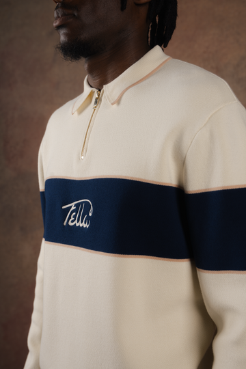 Fella Golf Boris Quarter-Zip - Navy