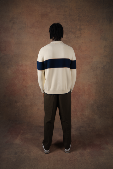 Fella Golf Boris Quarter-Zip - Navy