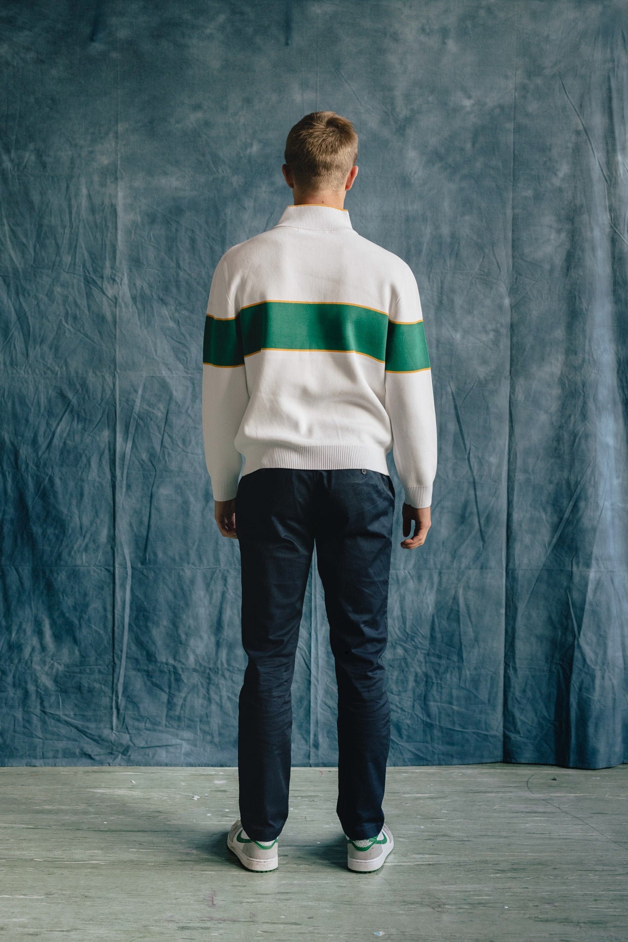 Fella Golf Boris Quarter-Zip Sweater – Bisque Golf