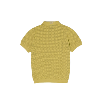 Fella Golf Lionel Chartreuse Knitted Polo