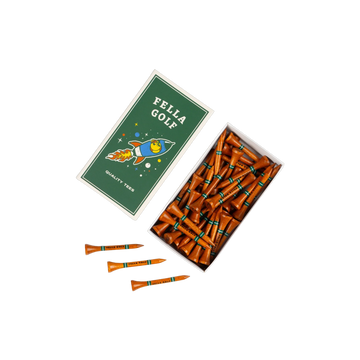 Fella Golf Matchbox Golftees open met losse tees