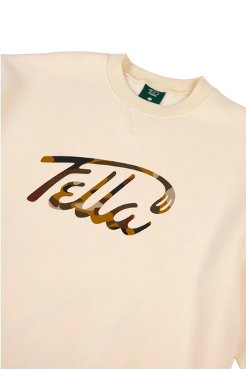 Fella Golf Gavan Oversized Crewneck Sweater -  Ivory