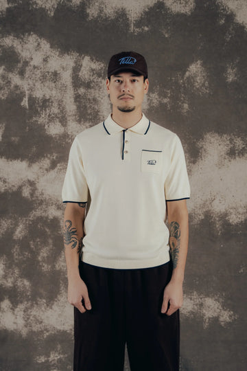 Fella Golf Lionel Contrast Rib Knit Polo