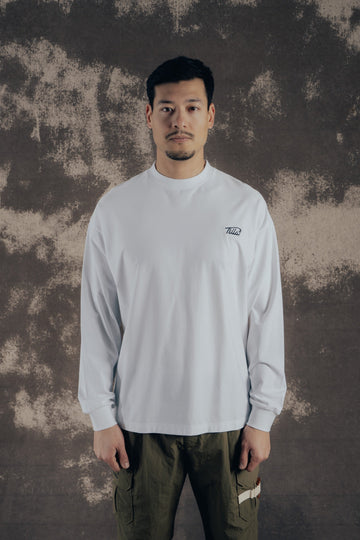 Fella Golf Long Sleeve Mockneck Shirt - White