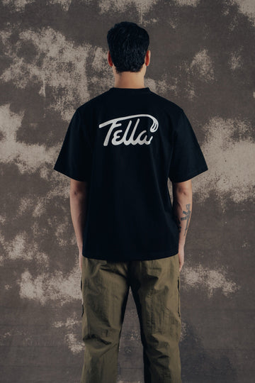Fella Golf Logo Tee - Black