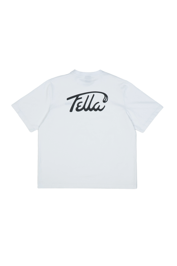 Fella Golf Logo Tee - White