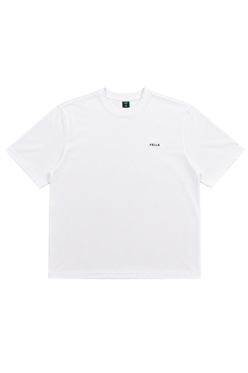 Fella Golf Logo Tee - White