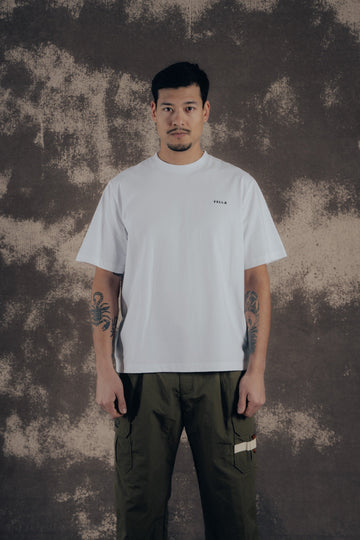 Fella Golf Logo Tee - White