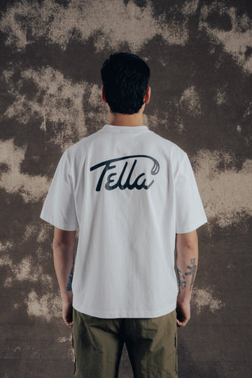 Fella Golf Logo Tee - White