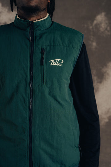 Fella Golf Reversible Body Warmer - Hunter Green