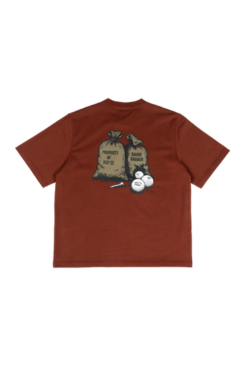 Fella Golf Sandbagger T-Shirt - Red