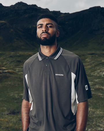 Manors Golf Arc Polo - Hickory Brown