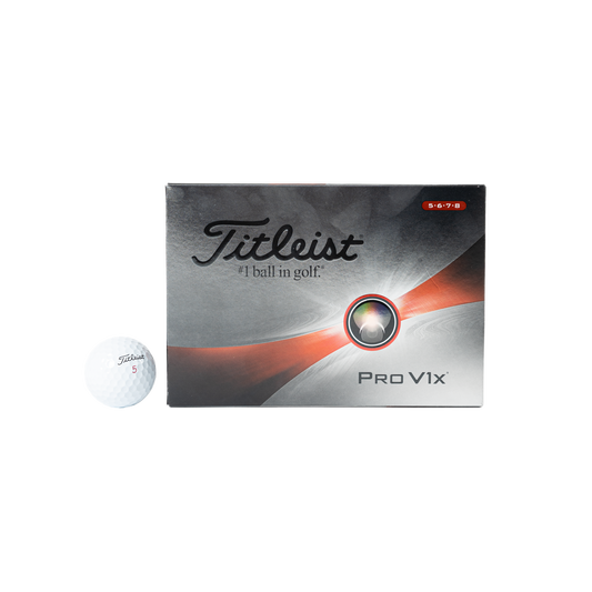 Titleist Pro V1x - 3 balls - (high numbers: 5, 6, 7, 8)