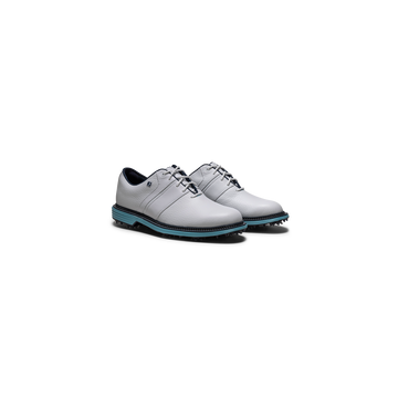 FootJoy DryJoys Premiere 'Packard' 2026 - White/ Aqua – Bisque Golf FootJoy DryJoys Premiere 'Packard' 2026 - White/ Aqua – Bisque Golf