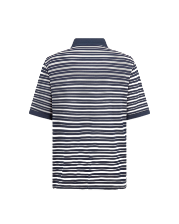 Manors GOAT Pique Polo 2.0 - Navy - back