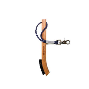 Dimple & Divot Original Hickory Golf Brush - Gravel