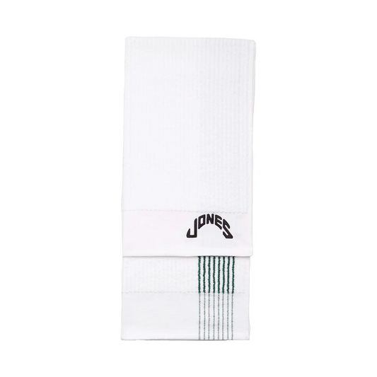 Jones Tour Towel - White/Green